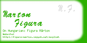 marton figura business card
